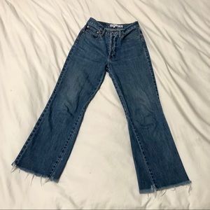 Re/done high rise flare jeans